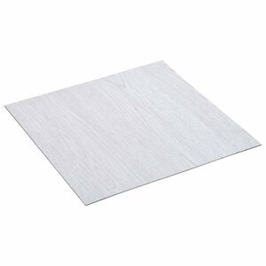vidaXL Pranchas de Piso 55 pcs Branco 5,11 m&sup2; PVC