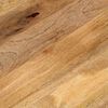 vidaXL Tampo de mesa oval 140x60x3,8 cm madeira de mangueira maci&ccedil;a