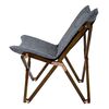 Bo-Camp Cadeira de descanso Bloomsbury S cinzento