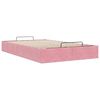 vidaXL Ottoman Bed Frame No Colchão Rosa 120x200 cm Veludo
