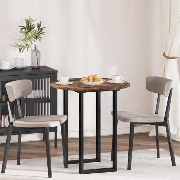 vidaXL Tampo de Mesa Madeira antiga 70 x 70 x 1,5 cm