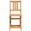 vidaXL Cadeira de Jardim 2 pcs &Oacute;leo Natural 40 x 42 x 85 cm