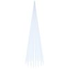 vidaXL &Aacute;rvore de Natal mastro de bandeira 1134 LEDs 800 cm branco frio
