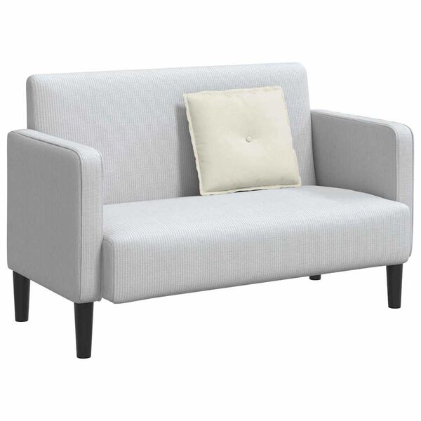 vidaXL Travesseiro para Costas Creme 50 x 45 cm