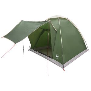 vidaXL Barraca de Camping 2 pessoa Verde Poli&eacute;ster e A&ccedil;o