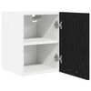 vidaXL Arm&aacute;rio suspenso 2 pcs Carvalho Preto e Branco 30 x 31 x 40 cm