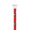 vidaXL Corda de barco 4 mm 50 m polipropileno vermelho