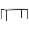 vidaXL Mesa de jantar Branco 180 x 90 x 75 cm
