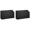 vidaXL Capas p/ banco jardim 2 pcs 12 ilh&oacute;s 210x70x70/88cm polietileno