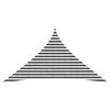 vidaXL Vela de Sombra 3 x 3 x 4,2 m HDPE Triangular Antracite e Branco