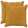 vidaXL Capa almofada 2 unid. HOUTEN Amarelo 70 x 70 cm