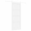 vidaXL Porta Deslizante ORKDAL Branco 83 x 211 cm
