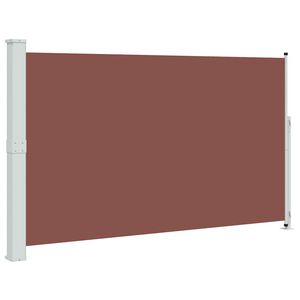 vidaXL Toldo lateral retr&aacute;til para p&aacute;tio 180x300 cm castanho