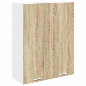 vidaXL Arm&aacute;rio suspenso com porta Carvalho Sonoma 80 x 31 x 100 cm