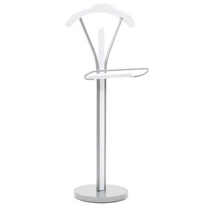 vidaXL Cabide de p&eacute; 45x35x107 cm branco