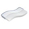 vidaXL Colch&atilde;o de espuma de mem&oacute;ria 90x190x17 cm macio branco
