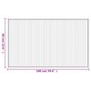 vidaXL Tapete retangular 60x100 cm bambu castanho