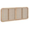 vidaXL Cabeceira com cabeceira Natural 140 x 55 x 3 cm Vime