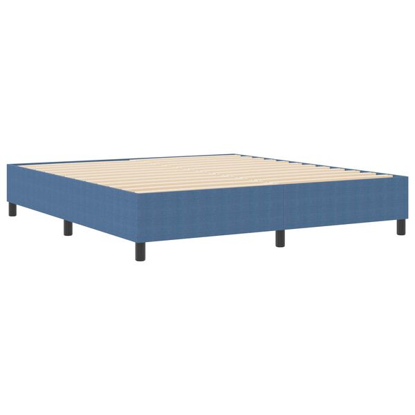 vidaXL Estrado de cama plataforma Azul 180 x 200 cm