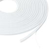 vidaXL Vedante de escova autocolante para porta 10 m PP Branco