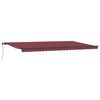 vidaXL Toldo retr&aacute;til autom&aacute;tico 600x300 cm bord&ocirc;