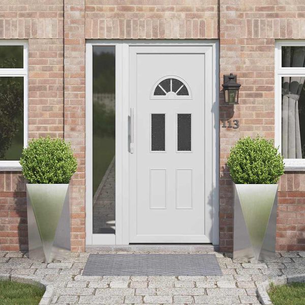 vidaXL Floreira 2 pcs Prateado 40 x 40 x 75 cm A&ccedil;o inoxid&aacute;vel