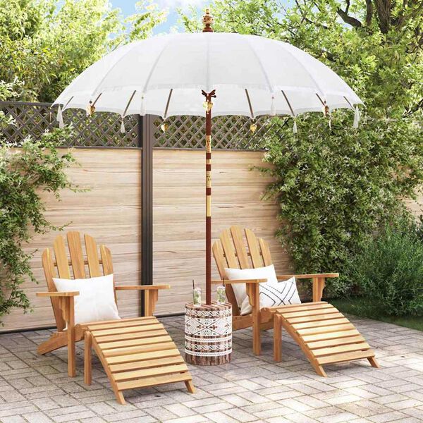 vidaXL Parasol Balin&ecirc;s com Base 260 210-220 cm