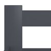 vidaXL Estrutura de cama 100x200 cm pinho maci&ccedil;o cinzento-escuro