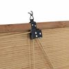 vidaXL Estores de rolo com cortinas Manual Castanho 120 x 220 cm Bambu