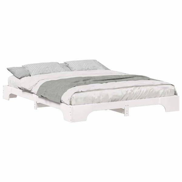 vidaXL Estrutura da Cama Branco 160 x 210 cm