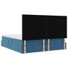 vidaXL Cama com Armazenamento Azul Escuro 180 x 200 cm Veludo