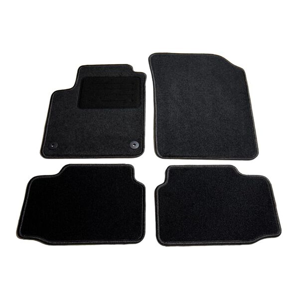 vidaXL 4 pcs conjunto de tapetes para carro VW Up