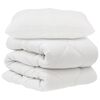 vidaXL Conjunto de Edredom com travesseiro 2 unid. Branco Microfibra
