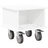 vidaXL Suporte para TV 37 x 35 x 35 cm Branco Derivados de Madeira
