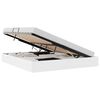 vidaXL Cama com Armazenamento Branco Puro 160 x 200 cm Couro sint&eacute;tico