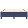 vidaXL Estrutura de cama com molas 140x200 cm tecido azul