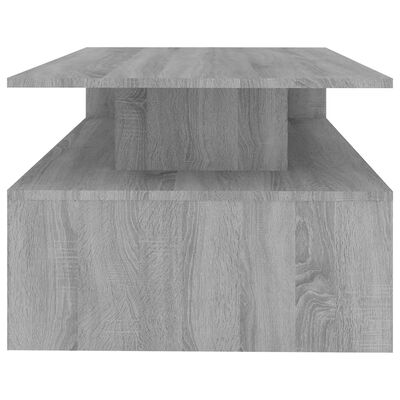 vidaXL Mesa de centro 90x60x42,5 cm derivados de madeira cinza sonoma