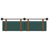vidaXL Cabeceira Suspensa Liso Verde Escuro 170 x 55 x 5 cm PU Antigo