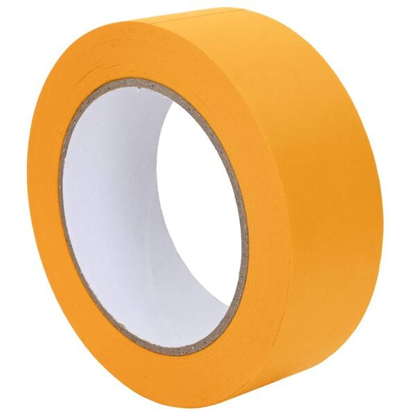 vidaXL Fitas de M&aacute;scara para Pintores 50 pcs Amarelo 38mm x 50m Papel