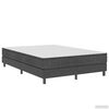 vidaXL Cama boxspring 140x200 cm tecido cinzento