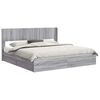 vidaXL Estrutura de Cama com Armazenamento e Cabeceira 2 unid.