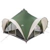 vidaXL Barraca Tipi com telhado Verde 6 pessoas Poli&eacute;ster e A&ccedil;o