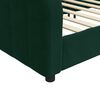vidaXL Sof&aacute;-cama 90x200 cm veludo verde-escuro