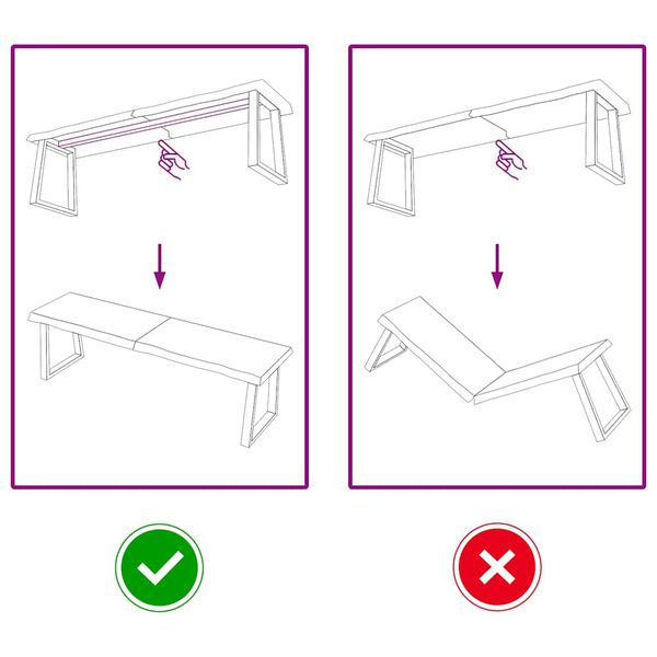 vidaXL Tampo de mesa 140x40x(2-6) cm carvalho tratado castanho-escuro