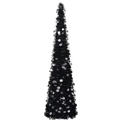 vidaXL Árvore de Natal pop-up artificial 150 cm PET preto