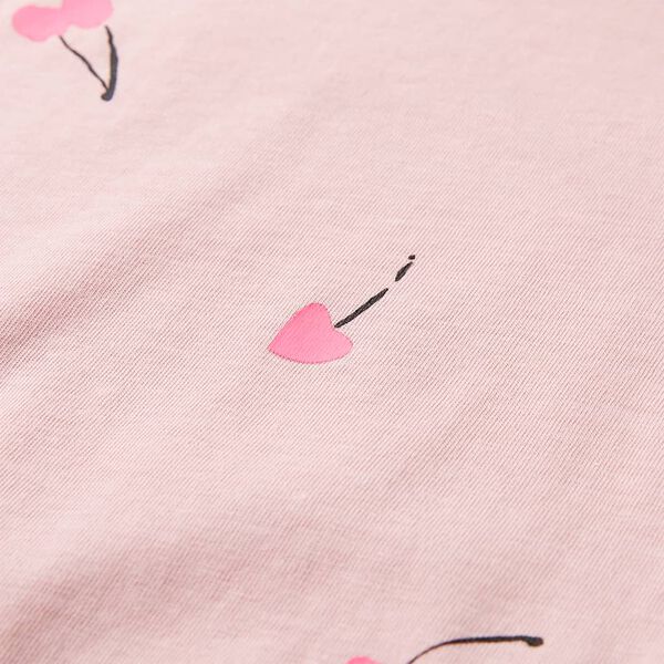 T-shirt de crian&ccedil;a rosa-claro 140