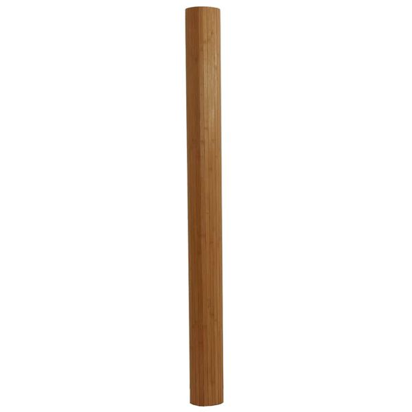 vidaXL Tapete retangular 80x100 cm bambu castanho