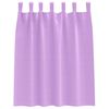 vidaXL Cortinas Blackout com Argolas 2 pcs Roxo 140 x 140 cm Poli&eacute;ster