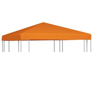 vidaXL Cobertura de gazebo 310 g/m&sup2; 3x3 m laranja