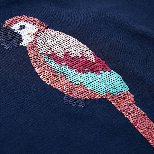 T-shirt infantil azul-escuro 116